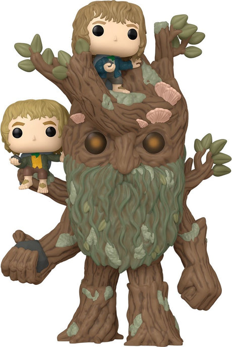 Funko pop movies super: the lord of the rings - treebeard with merry pippin pop #1579