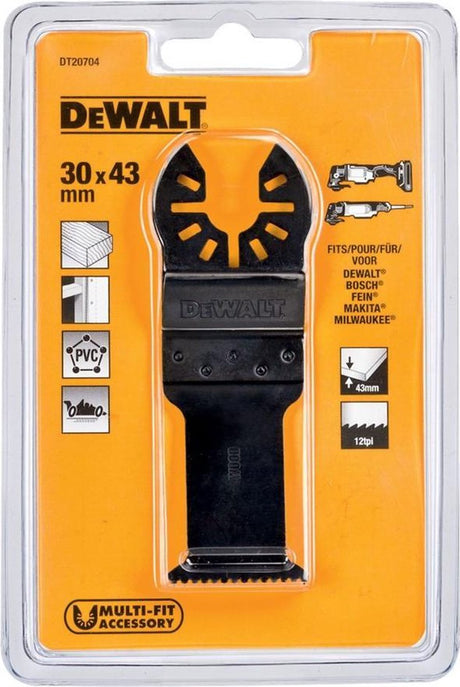 Dewalt Zubehör hcs Tauchsägeblatt schnelles Sägen 43 x 31 mm – dt20704-qz