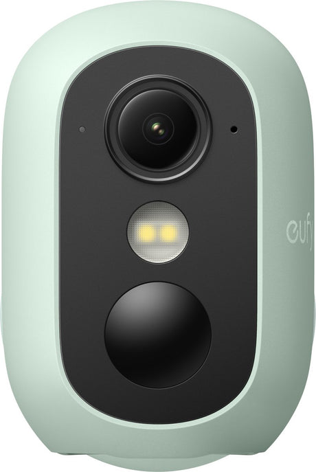 Eufy security cam c35 - groen - draadloze beveiligingscamera - voor buiten en binnen - magnetische bevestiging - kleurennachtzicht - lokale opslag - geen maandelijkse kosten - ip67 - gezichtsherkenning