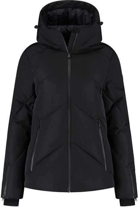 Kjelvik juno dames outdoorjas - zwart