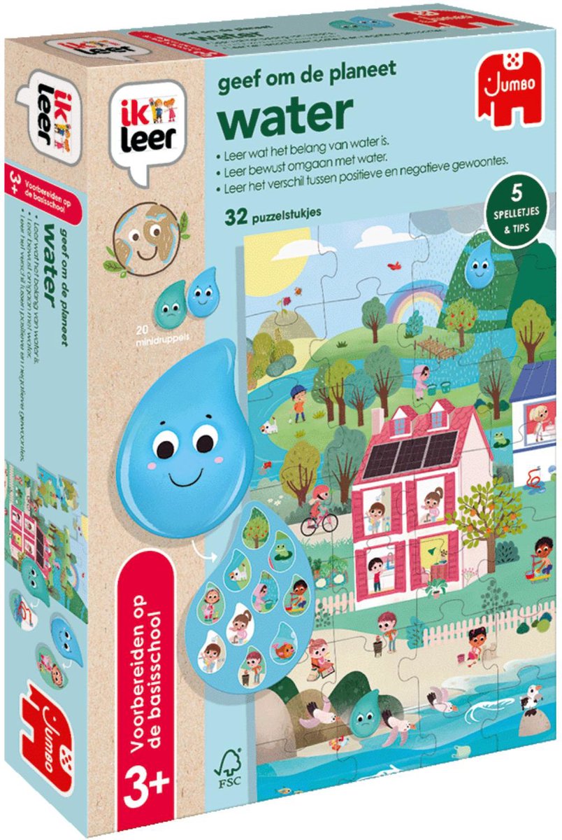 Jumbo I Learn – Lernspiel „Kümmere dich um den Planeten Wasser“.