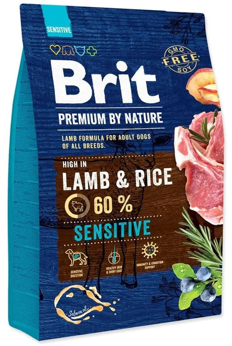 Brit Premium – hypoallergenes Trockenfutter – Lamm und Reis – 3 kg