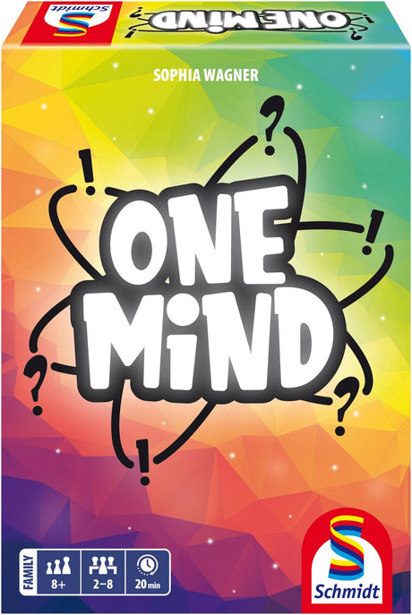 Schmidt ® - One Mind - kooperatives Gesellschaftsspiel - Wortspiel mit Assoziationen - ab 8 Jahren - 3-8 Spieler