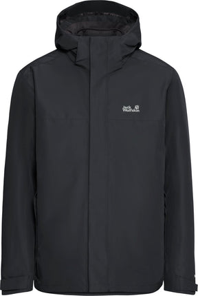 Jack wolfskin stonelite 3in1 jkt m heren outdoorjas - phantom s