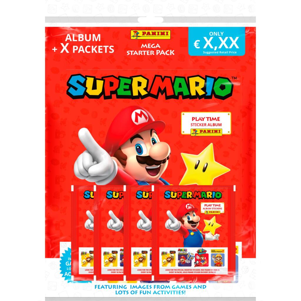 Super Mario Sticker 2 Starterpaket | 2 Stk