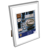 Henzo Fotorahmen Napoli Rahmen 20x30cm Foto 13x18cm Silber Kunststoff