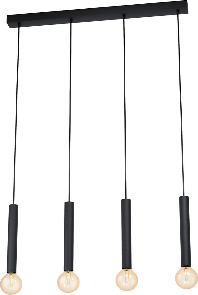 Eglo cortenova - hanglamp - e27 - 84 cm - zwart