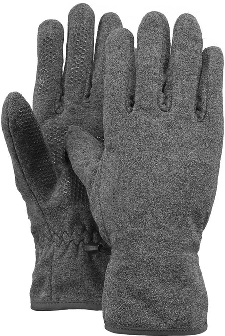Barts fleece gloves wintersporthandschoenen unisex - grijs - maat s