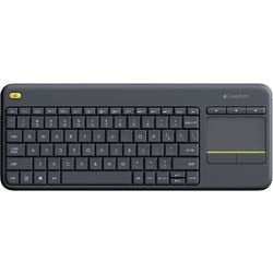 Logitech k400 plus Tastatur (Anthrazit, EU-Layout (QWERTY))