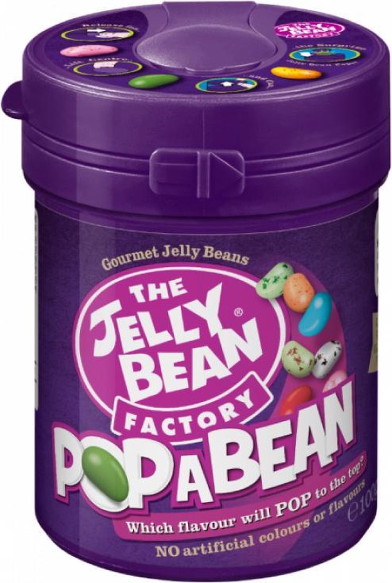 Die Jelly Bean Factory 36 Mischung| Pop-a-Bean-Verpackung 100g