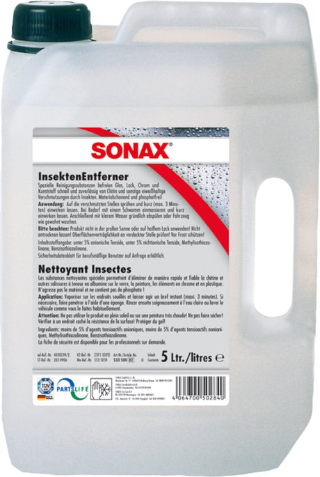 Sonax insectenverwijderaar 5l - insecten bestrijdingsmiddel
