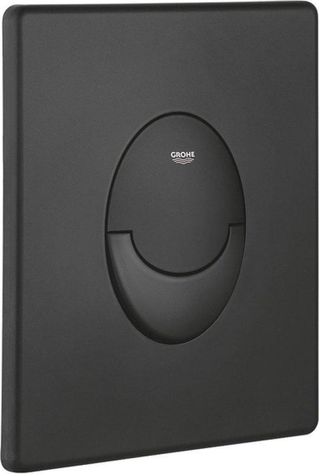 Grohe Skate-Luftkontrollplatte Dualflush 15,6 x 19,7 cm vertikal Phantom schwarz