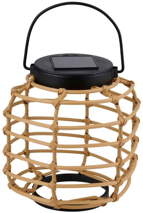 Arti casa solar lantaarn – tuinlantaarn zonne-energie – warm wit led – weerbestendig – ø14x22 cm