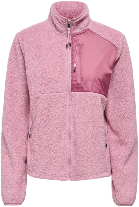 Only play - onproad hn fz ls fleece jck meisjes sporttrui