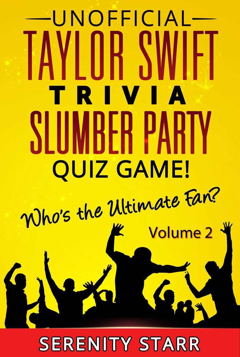 Ty unofficial taylor swift trivia slumber par quiz game volume 2