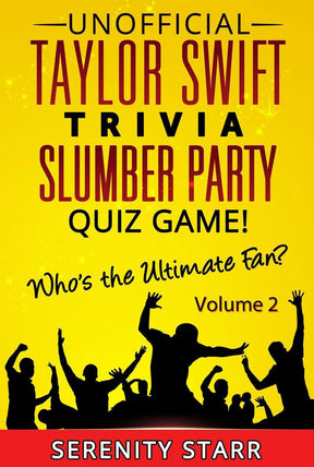 Ty unofficial taylor swift trivia slumber par quiz game volume 2