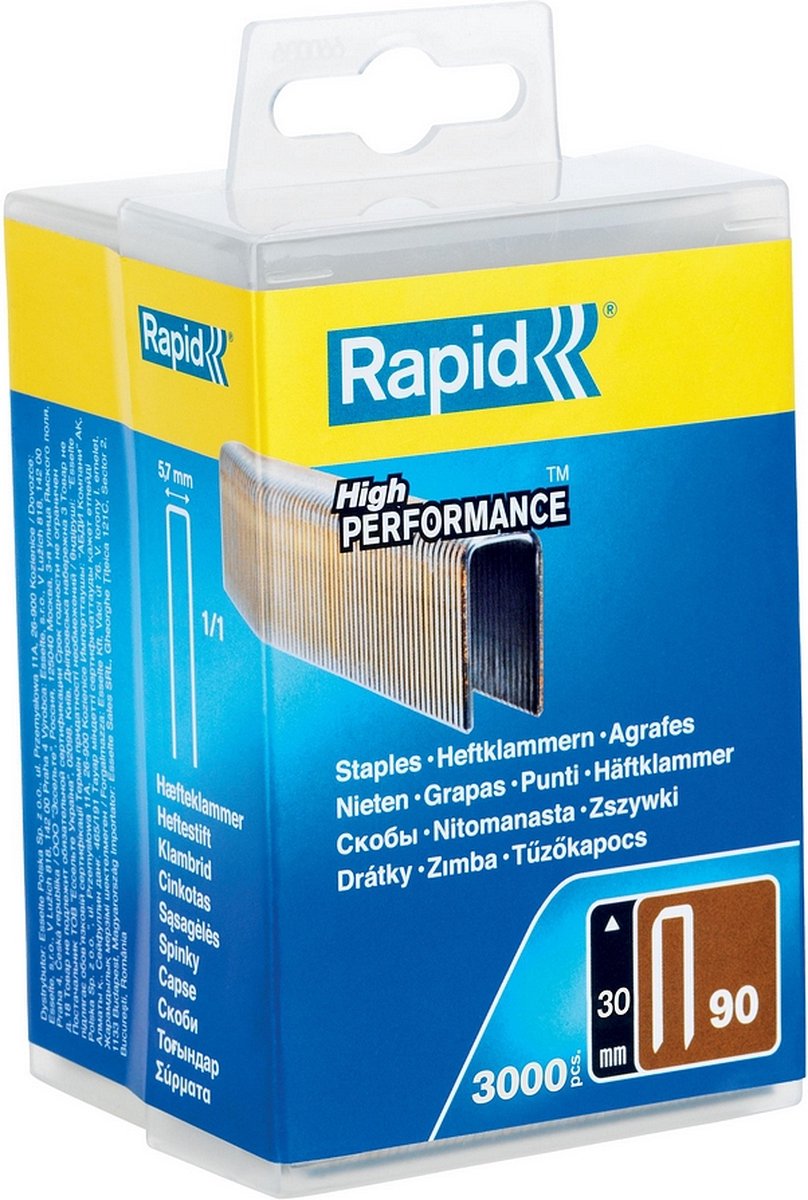 Rapid Nr. 90 schmale Sattelstiche 30 mm, 3.000 Stück – 5000125