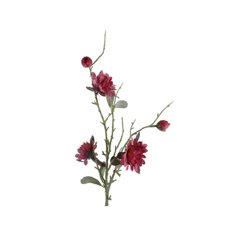 Decoris Kunstblume Dahlie Polyester 5x3x75cm fuchsia