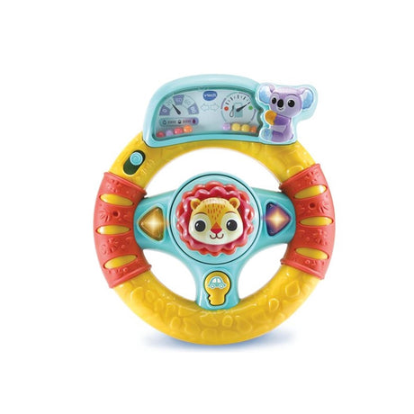 Vtech-Hupe am Lenkrad drehen