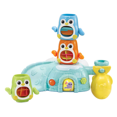 Vtech-Stapel aus Spritzpinguinen
