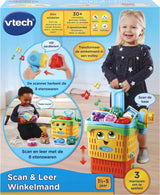 VTECH-Einkaufskorbborbscan Leder 19 x 32 x 29 cm gelb 13-Stück