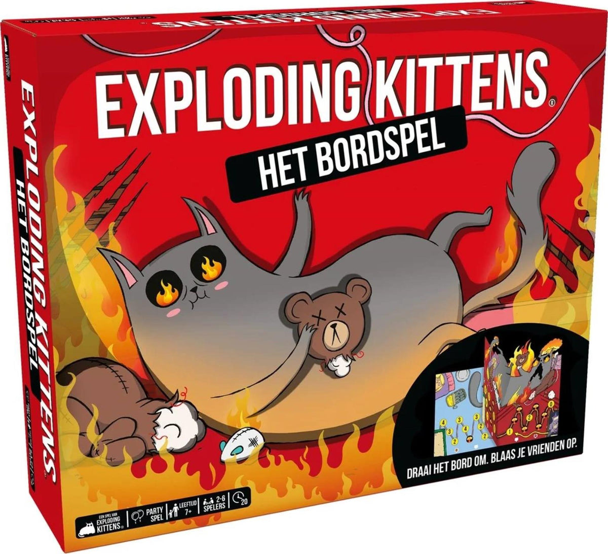 Asmodee Exploding Kittens das Brettspiel - Partyspiel - ab 7 Jahren - 2-6 Spieler - Humor garantiert