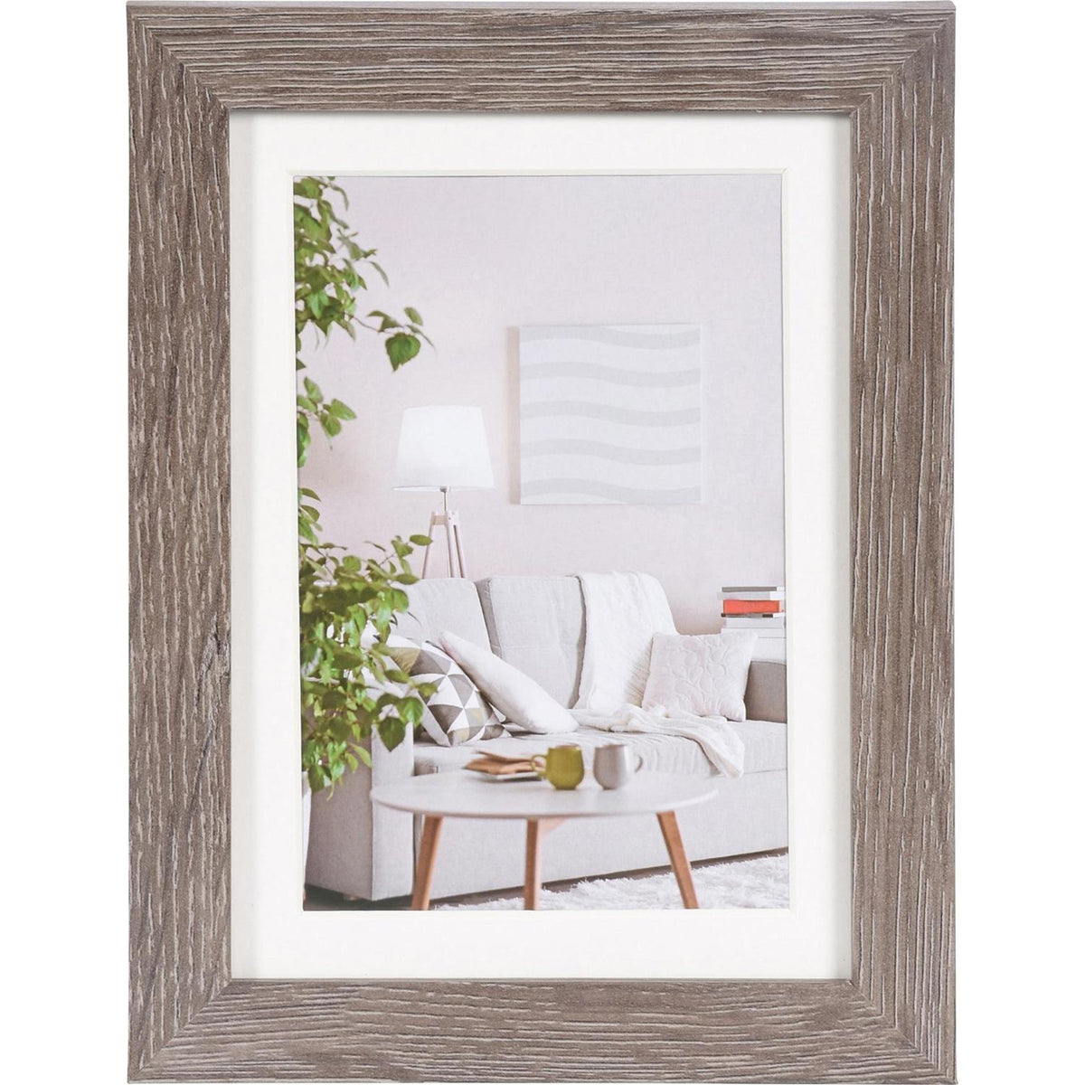 Henzo-Fotorahmen – modern – Fotogröße 13 x 18 cm – dunkelgrau