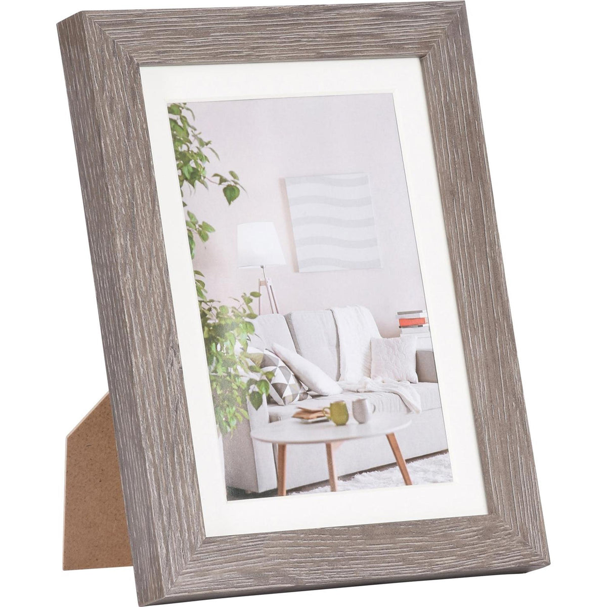 Henzo-Fotorahmen – modern – Fotogröße 13 x 18 cm – dunkelgrau