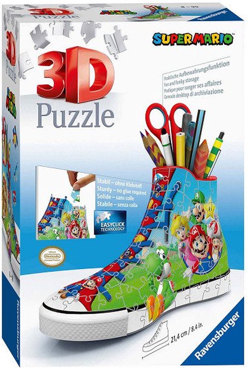 Ravensburger Sneaker Super Mario - 3D-Puzzle - 108 Teile
