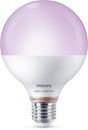 Philips smart lighting - led-lamp - e27 fitting - rgb - gekleurd en instelbaar wit licht - dimbaar - 75w - globelamp: g95 - wifi