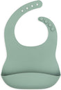 Jollein - slab (ash green) - siliconen - slabbetjes baby - 26 cm