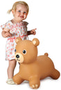 Jamara Skippy Ball – 466001 Skippy Animal Bär – Braun – Junior mit Pumpe