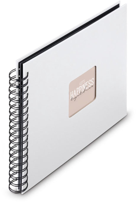 Hama Spiralfotoalbum – Fine Art – 28x24 – 50 Seiten – Weiß