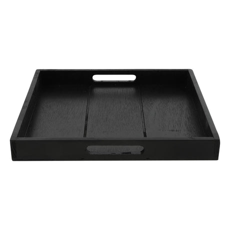 Countryfield Tablett schwarz 30x30x3,5cm