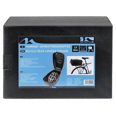 M-Wave Topcase Fahrradkoffer Amsterdam - Schwarz