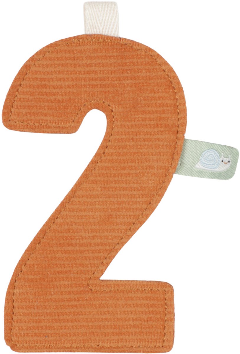 Kleines holländisches Girlandenelement – ​​Nummer 2 – orange