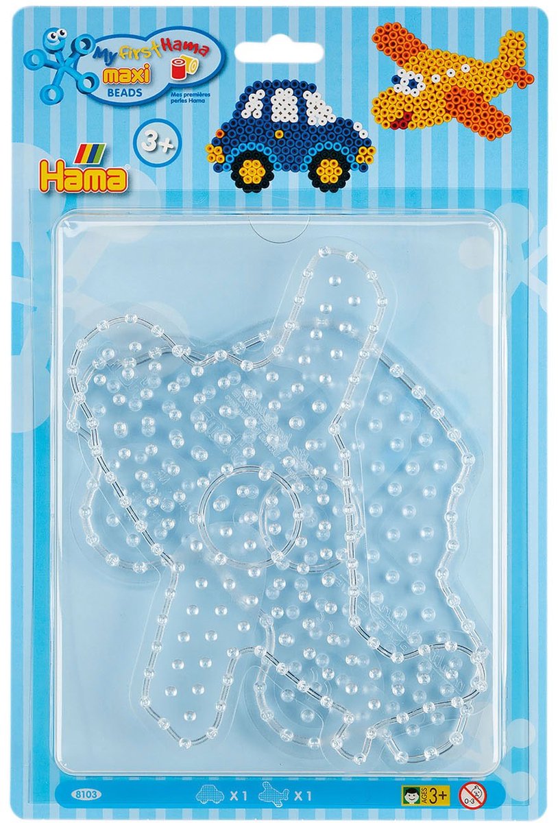 Hama Iron Perlenplatten Maxi - Auto und Flugzeug