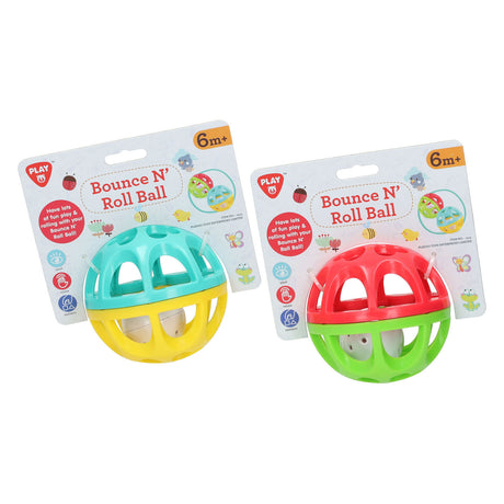 Playgo hüpft und spielt Ball
