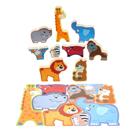 Playgo spielt Puzzle-Safari