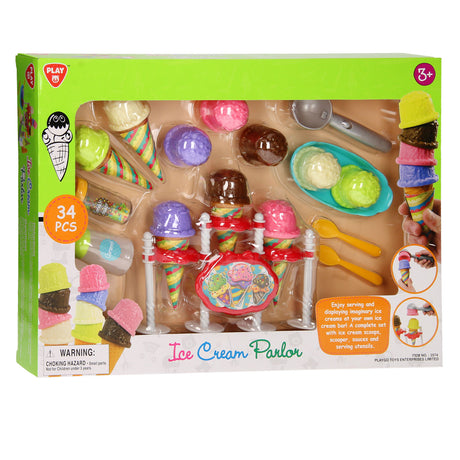 Playgo Eiscreme-Set – 34-teilig.