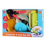 Playgo Grillpfannen-Set mit Zubehör – 8-teilig.