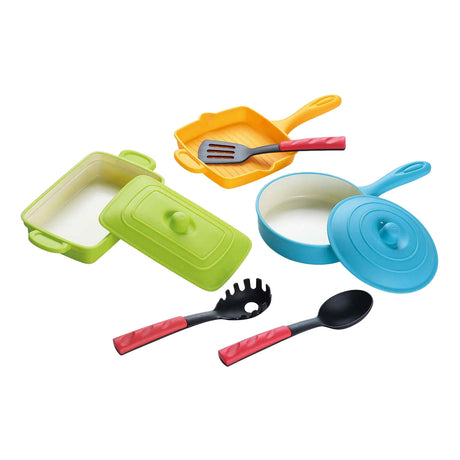 Playgo Grillpfannen-Set mit Zubehör – 8-teilig.