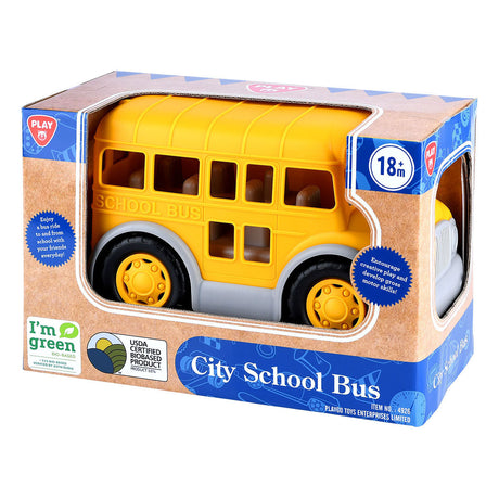 Biobasierter Schulbus von Playgo – 28 cm