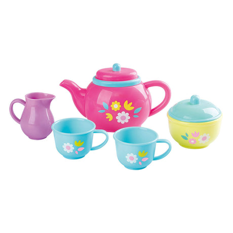 Playgo Teeservice Blumenspielset - 7-teilig.