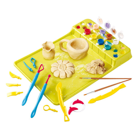 Playgo Modelliermasse-Set mit Farbe und Zubehör – 20-tlg.