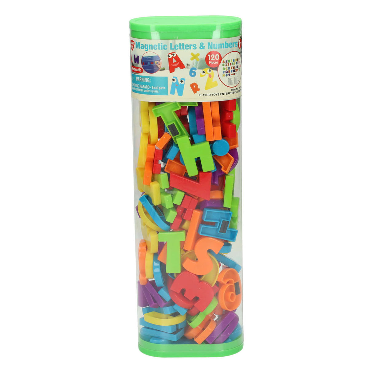 Spielmagnet-Buchstaben und Zahlen, 120 Stück.