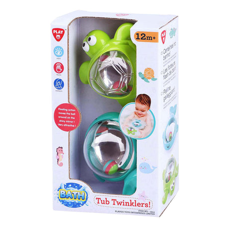 Playgo Badespielzeuge Wanne Twinklers - Wal und Schildkröte - 2 Stk.