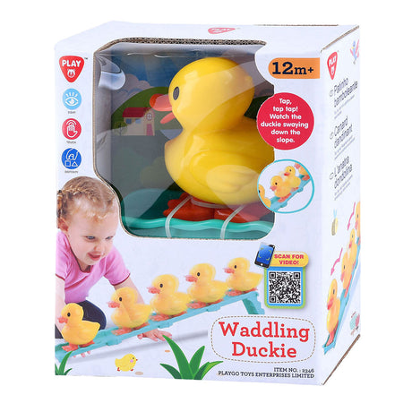 Playgo watschelt Ente die Rampe hinunter, Spielset