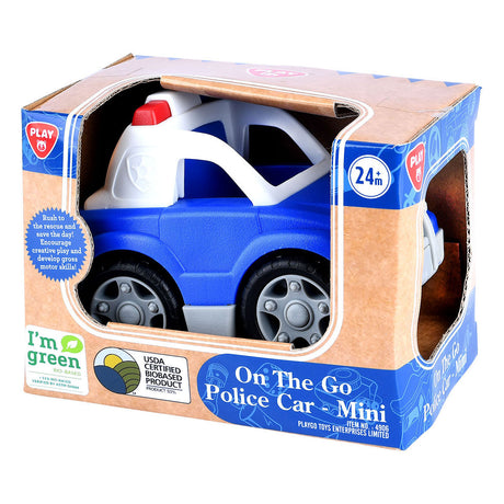 Biobasiertes Polizeiauto von Playgo – 12 cm
