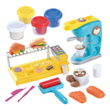 Playgo Ton-Set für Café und Speisesaal – 4 Tontöpfe – 22 Stück.